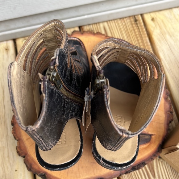 BED|STU OCCAM Peep Toe Heel Black Lux Women size 9 🥳 Host Pick 🥳 - Picture 15 of 16
